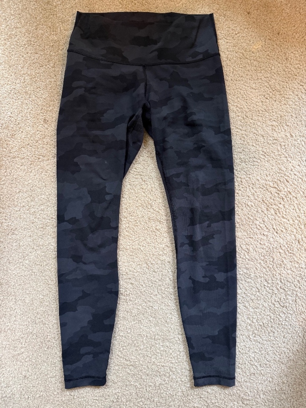 Lululemon Align High Rise Leggings Sz 8 Heritage 365 Camo Deep Coal Multi Gray